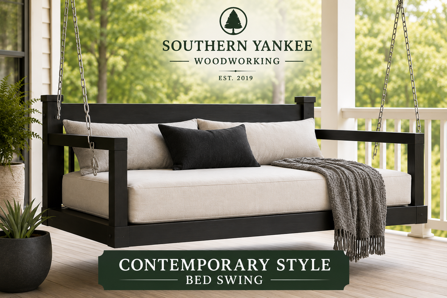 The Contemporary Style Bed swing
