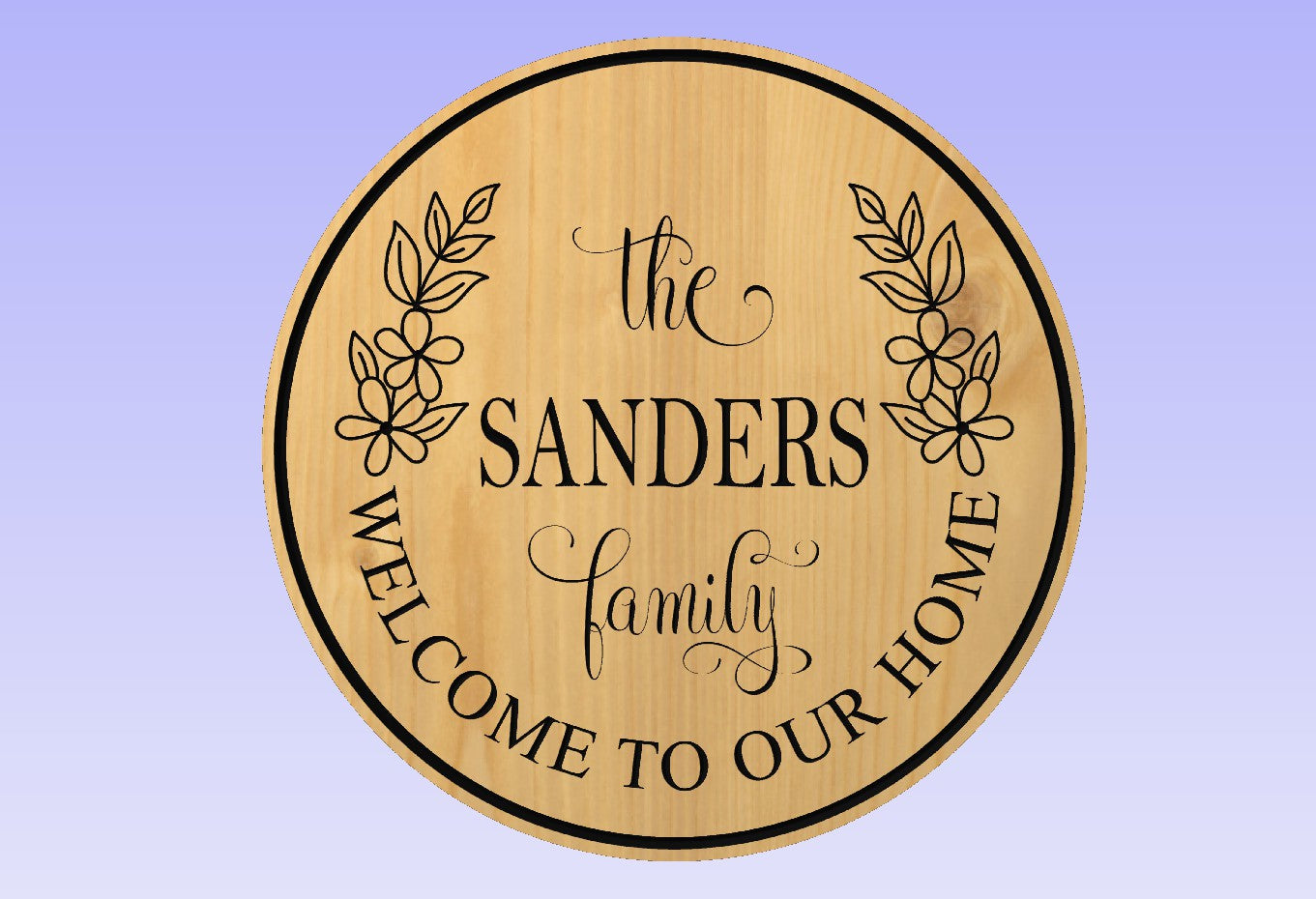 Farmhouse D9 Door Hanger