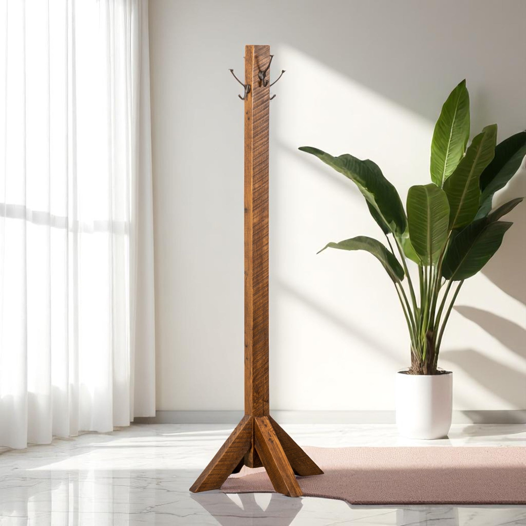 Reclaimed wood Coat tree