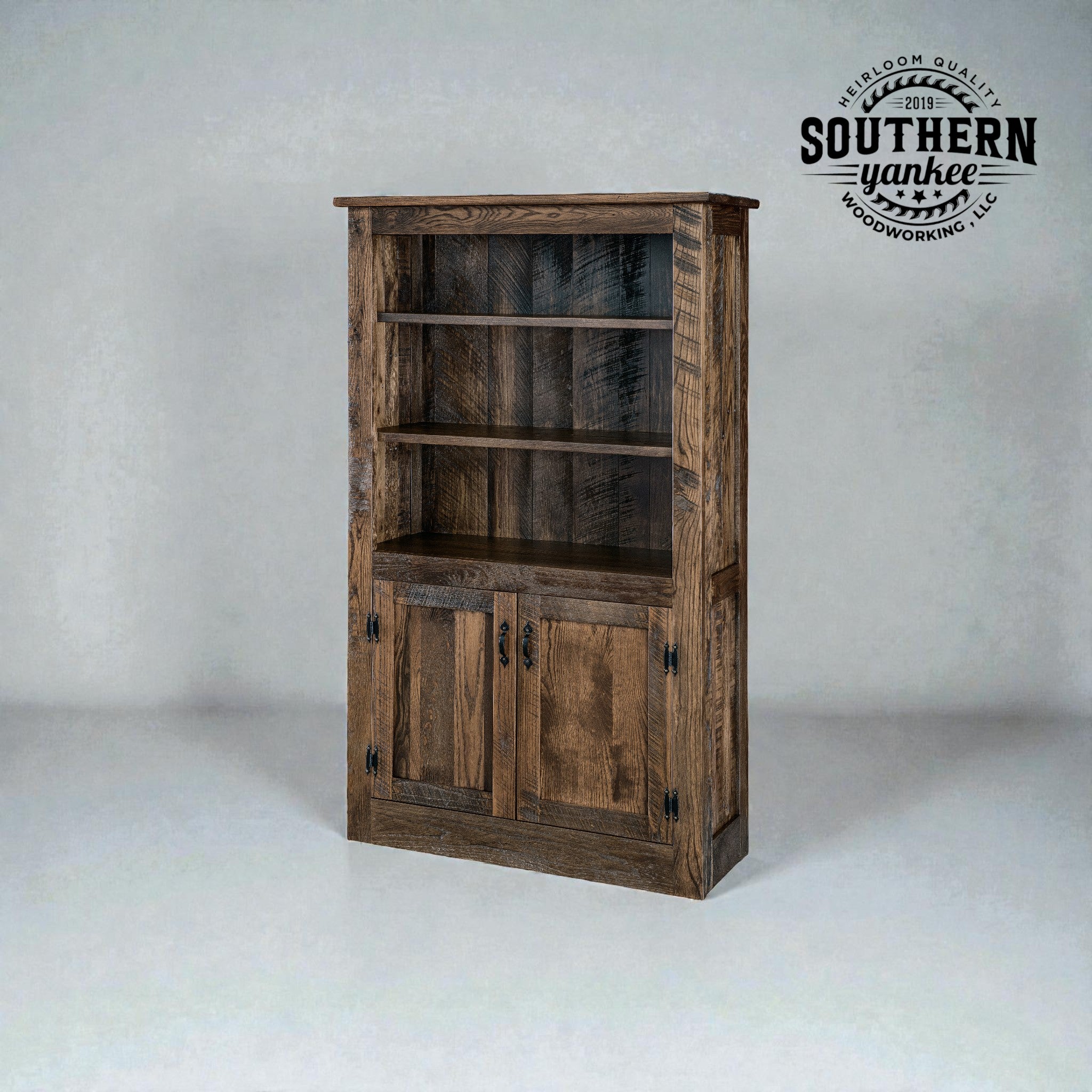 Book shelf with cubby