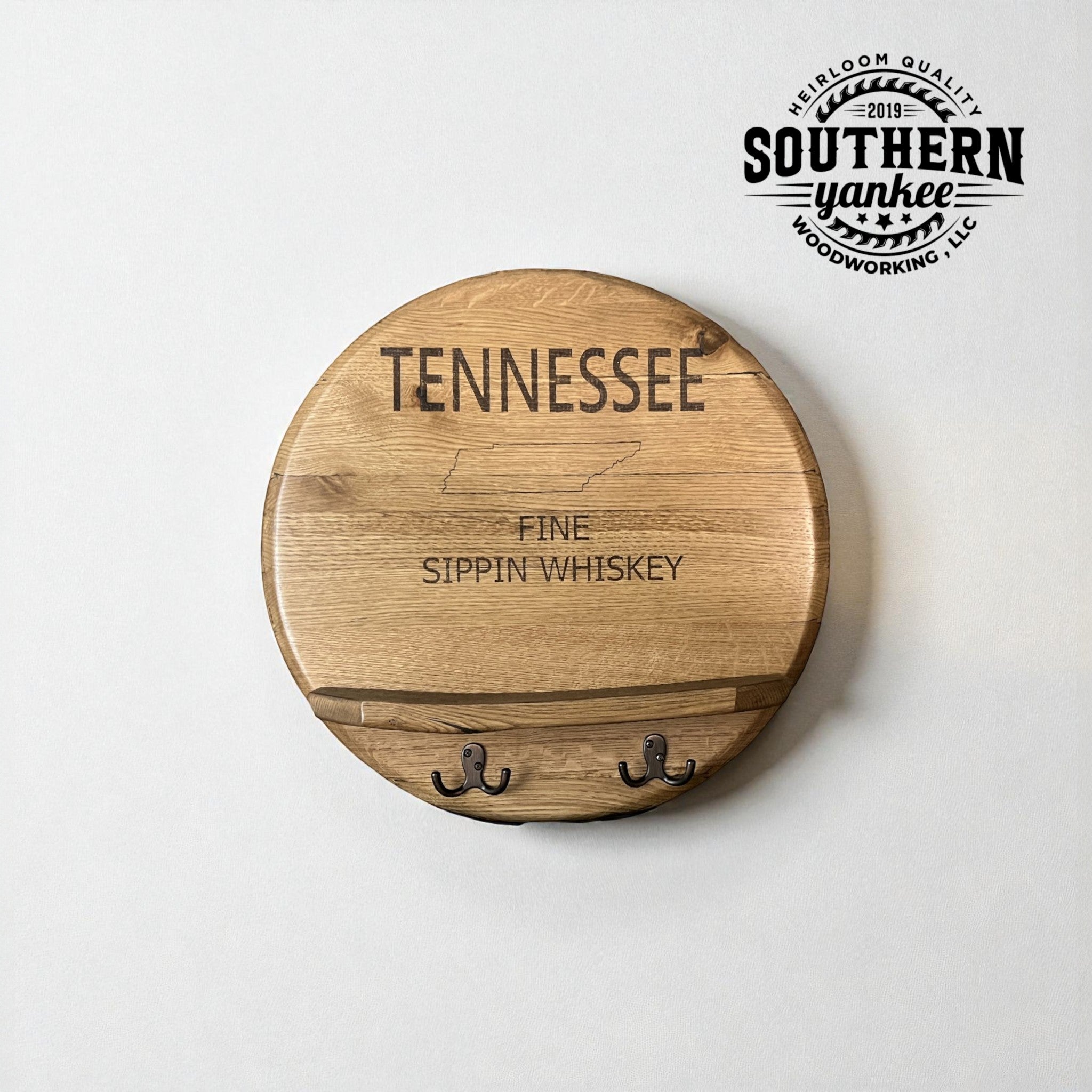 Barrel Lid Coat hanger