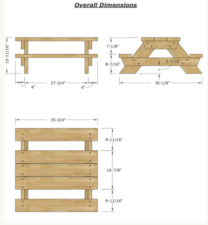 Heritage Picnic Tables (wholesale)