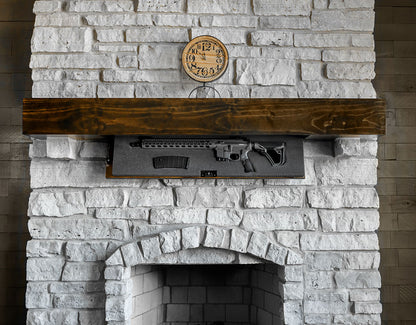 The Tactical Fireplace Mantle