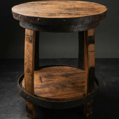 Cooperage barrel lid table